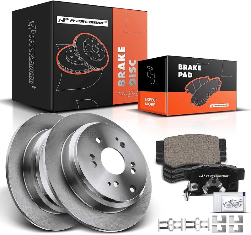 A-Premium 6Pcs Front Suspension Kit, Upper Lower Control Arm and Ball Joint Sway Bar Link Compatible