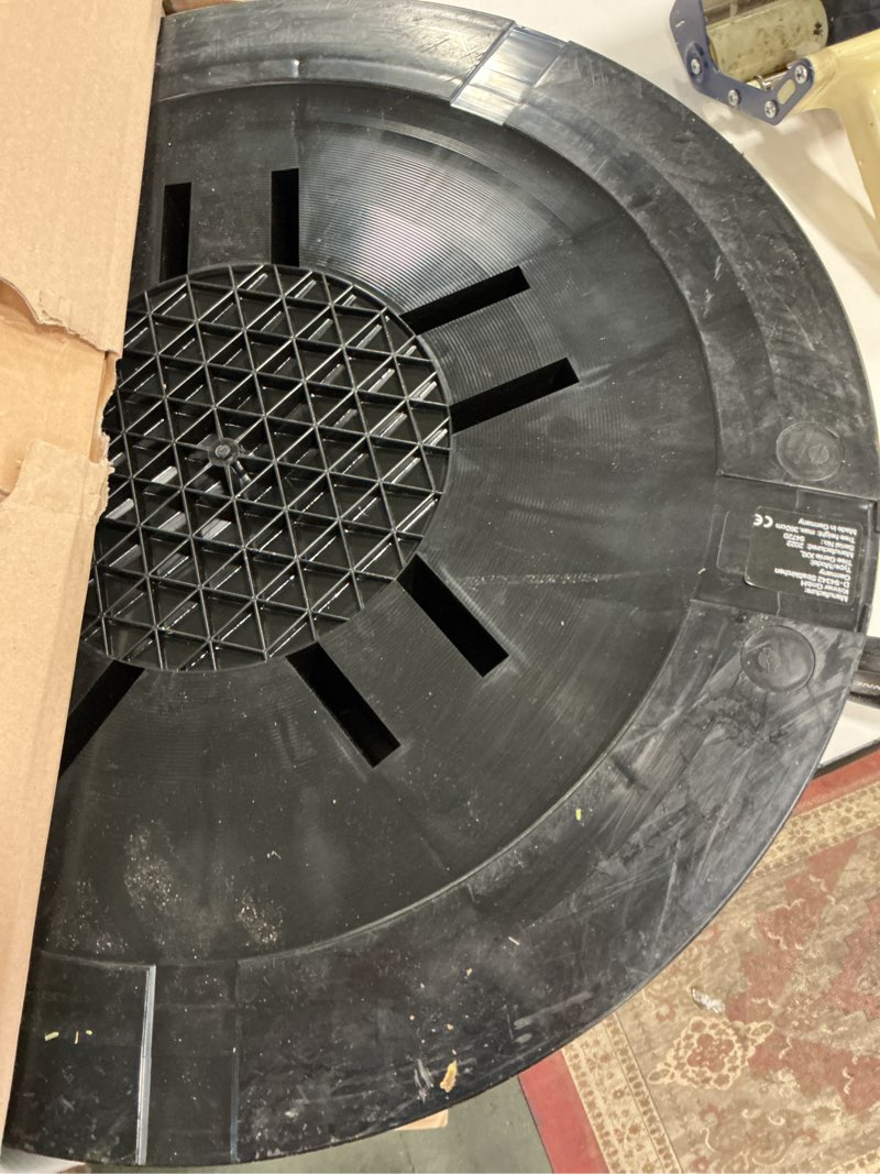 Condition photo showing As Is for Krinner Christmas Tree Genie XXL - Green Tree Stand - Original Single Cable Operation, Holds up to 1