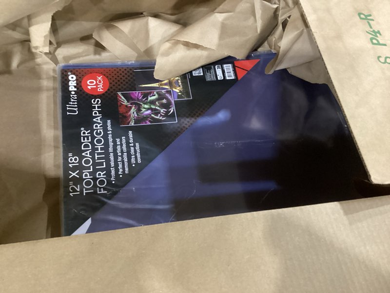 ultra pro 12" x 18" protective toploader for lithographs (10 ct.)