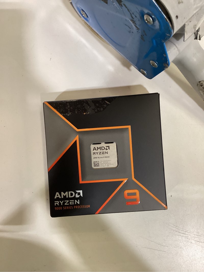 Condition photo showing As Is for amd - ryzen 9 9950x 16-core - 32-thread 4.3 ghz (5.7 ghz max boost) socket am5 pci express 5.0 unlocked desktop processor - silver