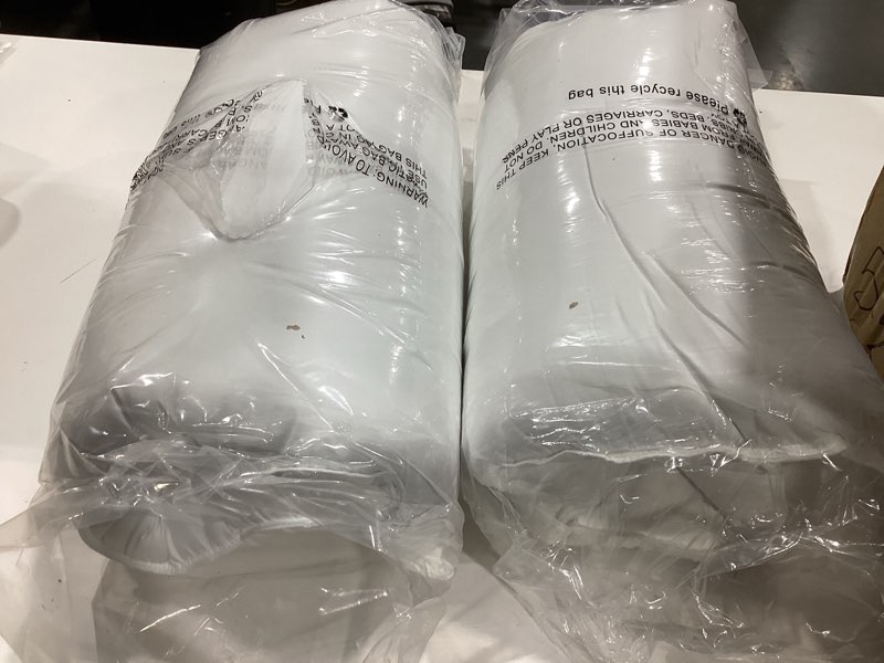Condition photo showing Good Condition for serta down illusion balanced support cotton pillows,standard/queen (2 pack) | down alternative fill offers soft comfort for every sleep position, hypoallergenic and machine washable white standard/queen balanced support