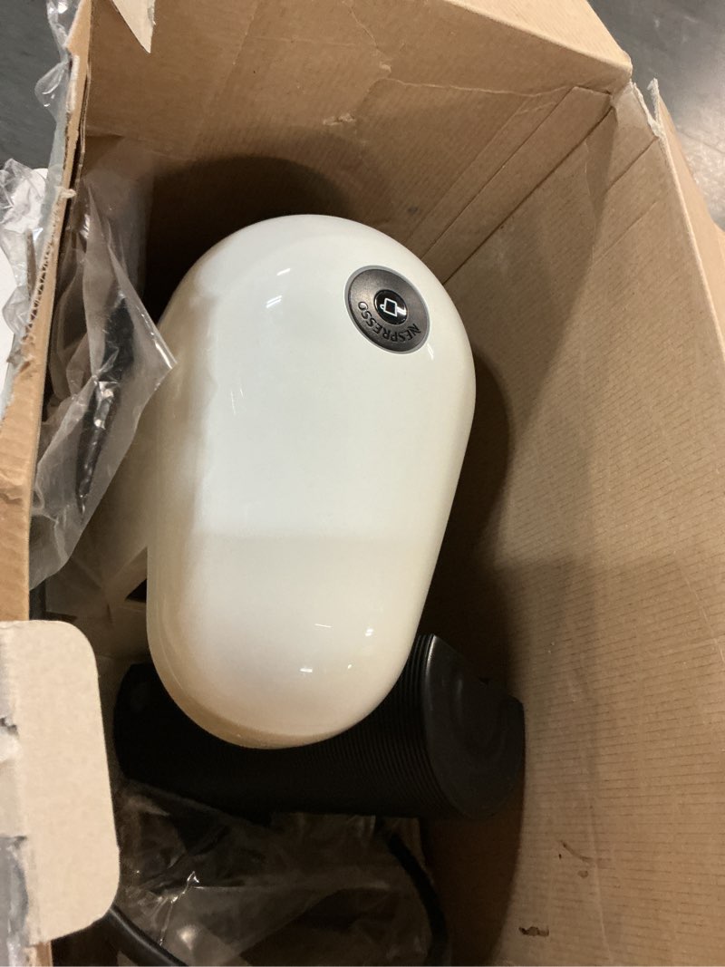 Condition photo showing As Is for Breville-Nespresso USA BNV450WHT1BUC1 VertuoPlus Coffee and Espresso Machine, White + Aeroccino