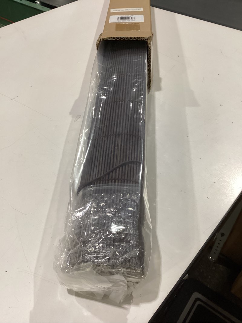 Condition photo showing New/Like New for Paramondo Outdoor Roller Shades for Patio, Exterior Waterproof Reed Roller Blinds, Outdoor Bamboo Shades for Patio, Roll Up Screen for Porch, Pergola, Balcony, Gazebo, 27" W x 72" L, Dark Coffee Bamboo - Dark Coffee 27'' W x 72'' L