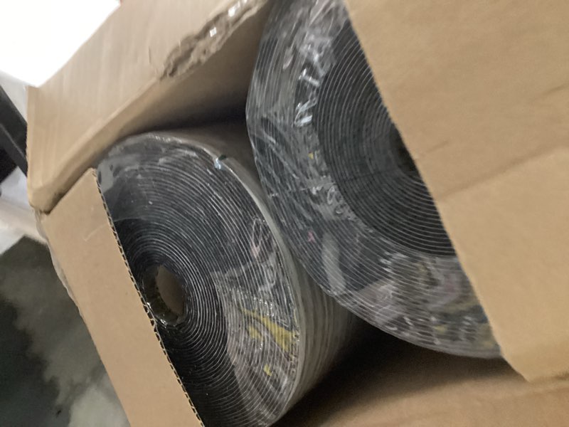 Condition photo showing Good Condition for oxdigi peel and stick vinyl flooring 2 rolls 23"x 393"/128 sq.ft, self adhesive vinyl floor tiles wood plank flooring waterproof wear-resistant for any room, easy diy floor coverings, gray maroon 23.6"w x 787"l gray maroon