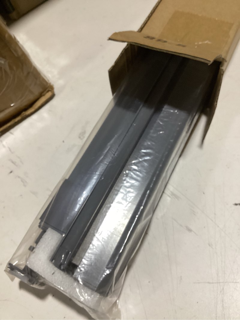 Condition photo showing Good Condition for lazblinds no-drill cordless zebra blinds - dual layer light filtering & room darkening, free-stop lift, easy install, day & night privacy with valance for window 35.5" w x 72" h, grey 35.5"w x 72"h grey