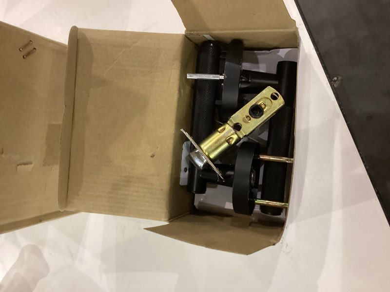 goldenwarm Black Door Knobs Interior, Privacy Matte Black Interior Door Knobs, Heavy Duty Zinc-Alloy