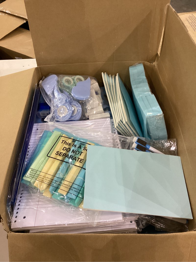 Watersay 192 Pcs Middle High School Supply Kit for Student Girl Back to School Supplies Bundle Essen