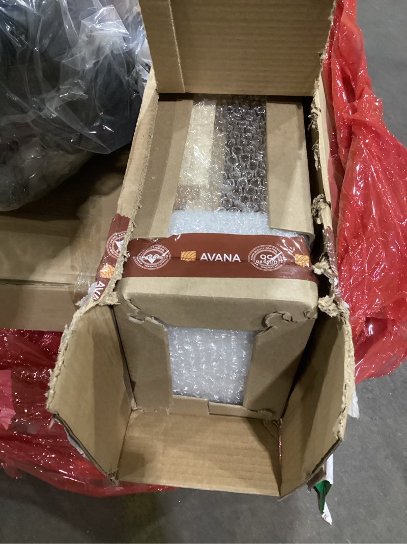 Condition photo showing New/Like New for Avana Rustic Fireplace Mantle Shelf 84 Inches for Home Decor/Wall Decor - Handcrafted Wood Shelf for Wall - Decorative Fireplace Mantel Shelf - Farmhouse Mantle Decor 84 X 8 X 5 - Rustic Brown 84 X 8 X 5 Rustic Brown