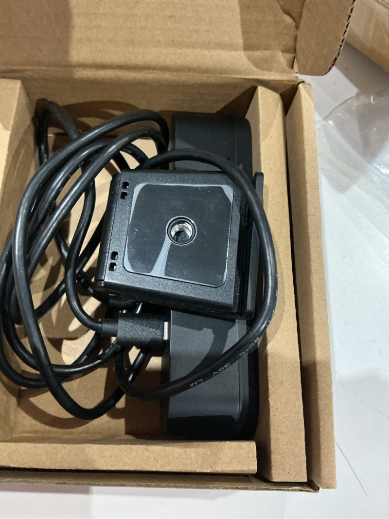Condition photo showing As Is for toallin 1080p webcam for windows hello face login, ir facial recognition, windows hello compatible webcam with microphone, computer camera, wide angle view usb web camera with privacy cover 1080p webcam with windows hello