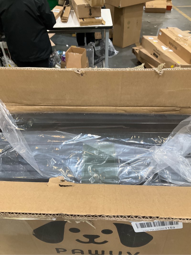 Condition photo showing New/Like New for Dog Ramp for Car, Portable Folding Aluminum Pet Ramp with Non-Slip Paw Print Surface. Extra Wide Portable Ramp for Large, Small & Senior Dogs to Get in Cars, SUVs, Trucks & Beds, 71" Long & 17" Wide