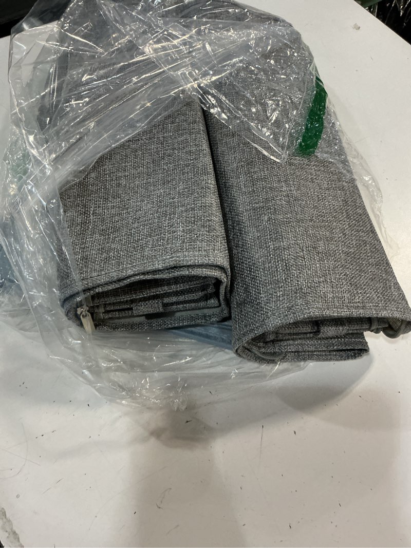 Condition photo showing Good Condition for under bed storage container bins 2 pack, 4.5 inch slim low profile underbed clothes storage organizer for dorm & home, use for blanket and toy storage box w/ sturdy bottom/sides, foldable thick fabric grey-2 pack 4.5in-slim