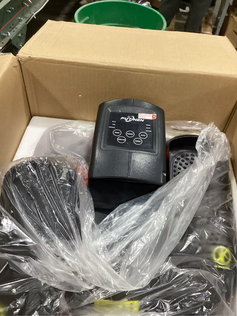 Condition photo showing As Is for Under Desk Elliptical Machine, Electric Elliptical Leg Exerciser for Seniors with 12 Adjustable, Portable Quiet Elliptical Exercise Machine, Seated Pedal Exerciser with Remote Control