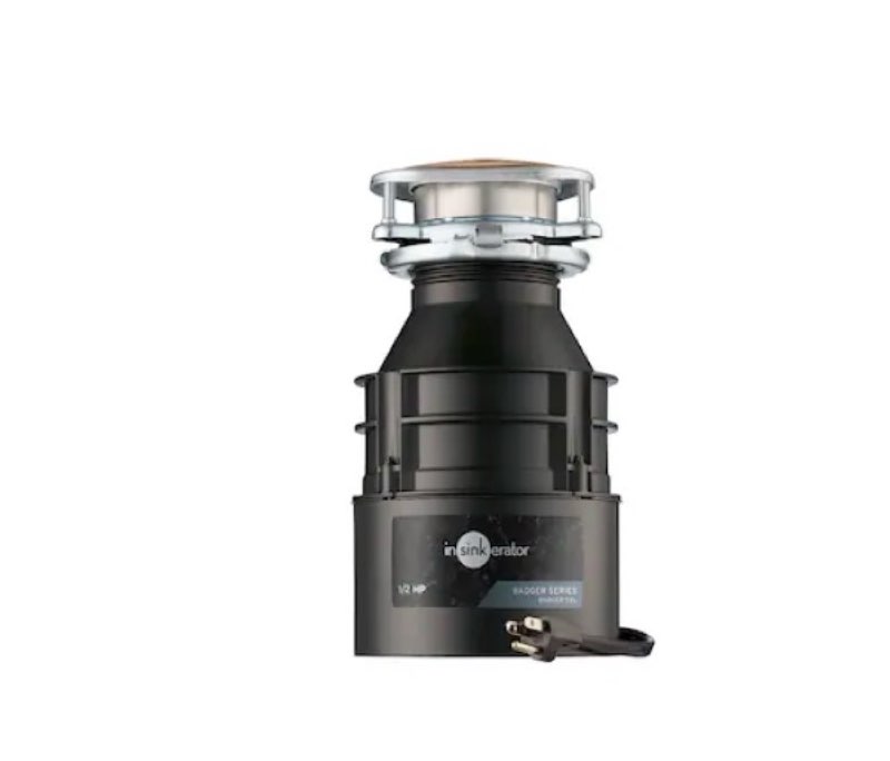 insinkerator badger 5xl continuous feed 1/2-hp septic safe corded garbage disposal