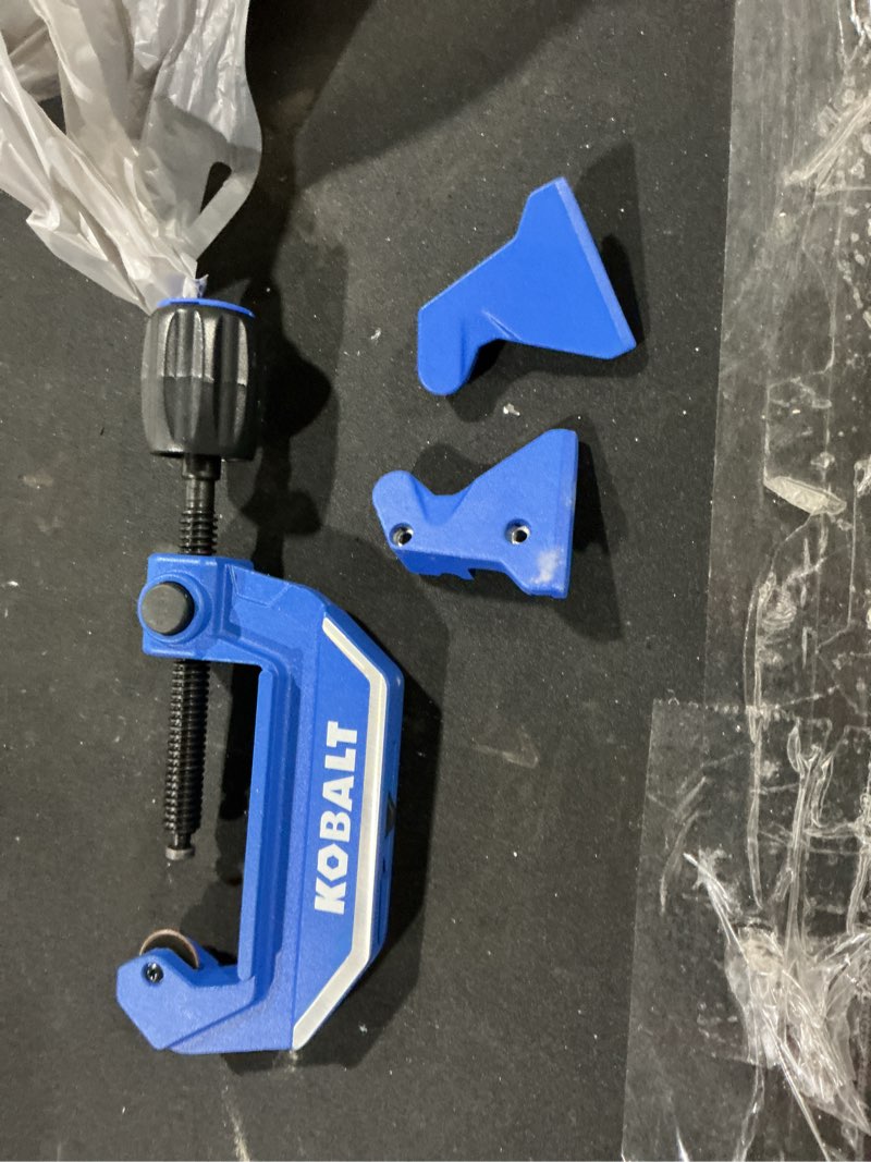 Condition photo showing As Is for (Similar to stock photo) Ridgid 32930 model 20 Screw Feed Tubing Cutter, 5/8\" To 2-1/8\" Tube Cutter 54mm Capacity Cutter