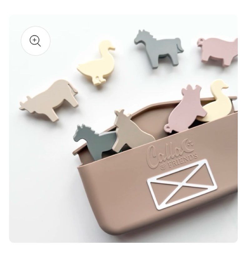 Calla & Friends Farm Suction Play Set (set of 6)