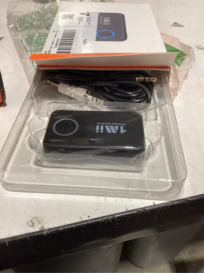 Condition photo showing Good Condition for 1mii bluetooth 5.3 music receiver for car/home stereo, aux bluetooth adapter for car with volume control supports hands free calls, 16h battery life ml100 (standard)