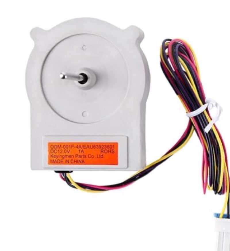 EAU63923601 ODM-001F-4 Refrigerator Condenser/Evaporator Fan Motor,Ice Maker Blower Double Door Fan DC Motor Compatible with LG Haier Refrigerator LFXS26596S PS12383669 EAP12383669