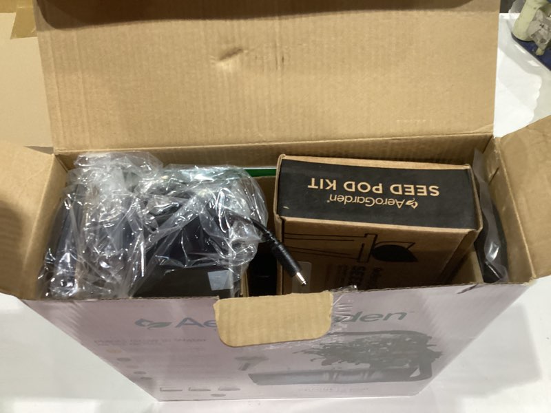 Condition photo showing As Is for AeroGarden Sprout - Indoor Garden with LED Grow Light, Black