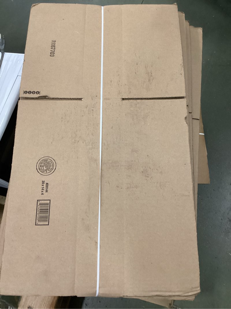 Condition photo showing Good Condition for AVIDITI Shipping Boxes Flat 20"L x 14"W x 4"H, 25-Pack | Corrugated Cardboard Box for Packing, Shipping and Storage 20144