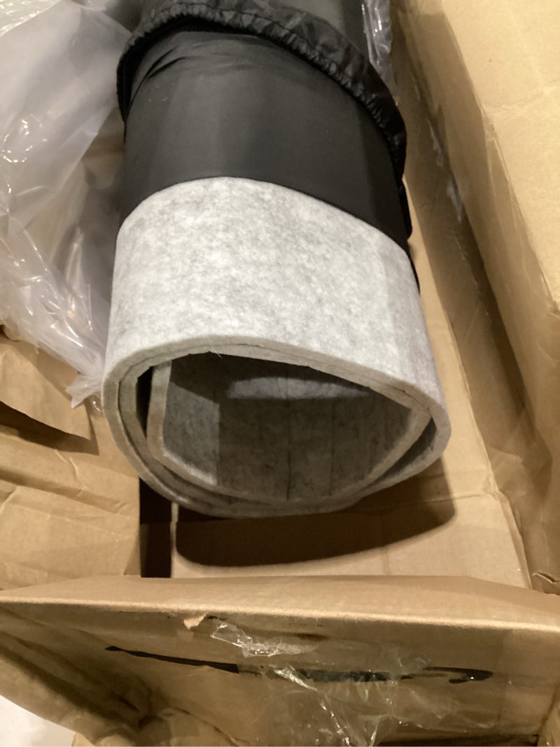 Condition photo showing As Is for tigeen extra large wool pressing mat for quilting 64" x 24" wool felt ironing pad with silicone iron rest and black storage bag for quilting & sewing projects professional embroidery