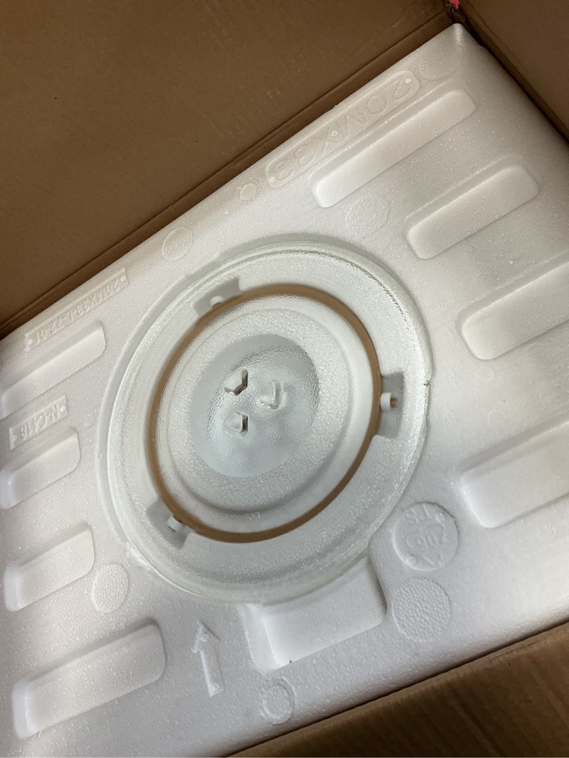 Condition photo showing As Is for FRIGIDAIRE EMW788RETRO 0.7 cu. ft. Retro Microwave, White-RoseGold