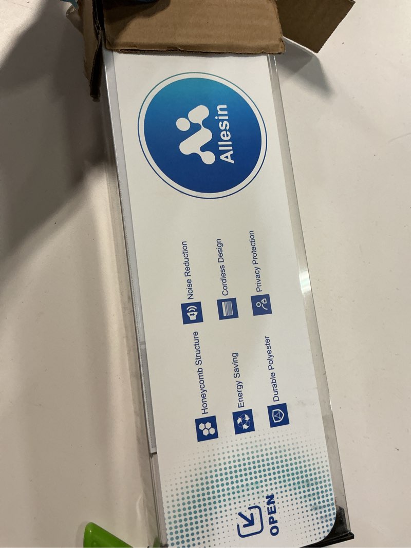 Condition photo showing Good Condition for MYshade Cordless Cellular Window Shades No Tools No Drill Blackout Blinds for Indoor Windows Size 24" Wide X 64" Height White Room Darkening Window Blinds for Bedroom, Bathroom, Kitchen, Living Room White 24"W x 64"H