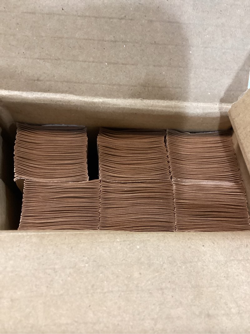 Condition photo showing Good Condition for changshade 6-pack pleated paper temporary shades light filtering cut to size temporary paper blinds for indoor windows of office, bedroom, bathroom, living room, 48" w x 72" h, brown brown 48" x 72"-6pc