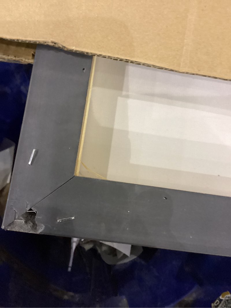 Deco 79 Canvas Geode Ombre Framed Wall Art with Gold Frame, Set of 3 32", 16", 16" W, Gold