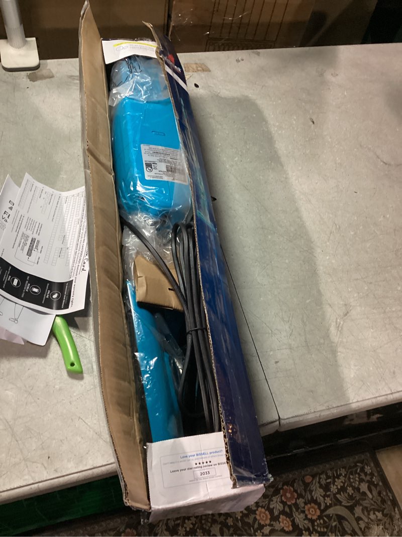 Condition photo showing New/Like New for Bissell Featherweight Stick Lightweight Bagless Vacuum with Crevice Tool, 2033, Featherweight (Blue)