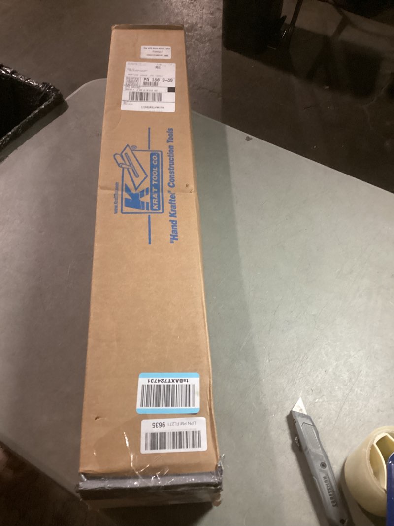 Condition photo showing As Is for kraft tool cc812 round end walking magnesium float with all-angle bracket, multi, one size
