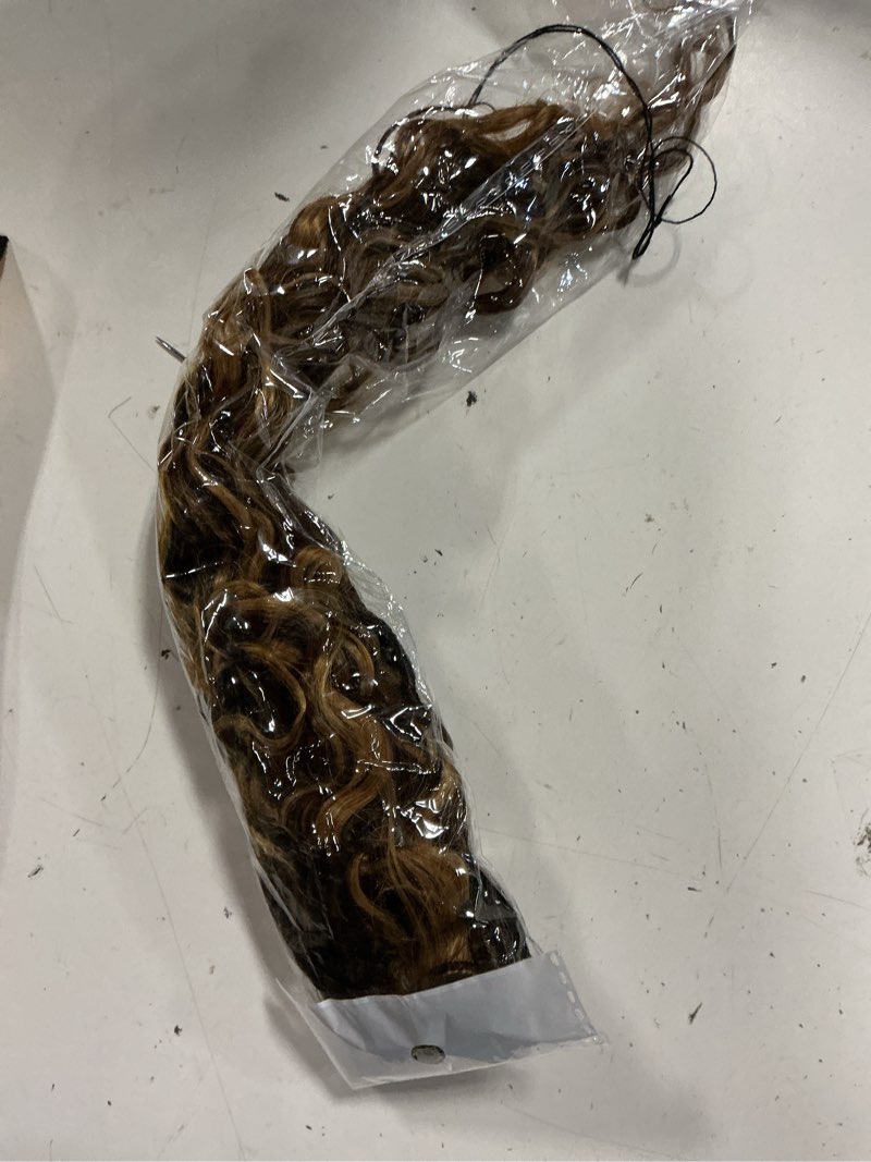 Condition photo showing New/Like New for p4/27 highlight blonde bundles human hair p4/27 water wave bundles 16 18 20 inch unprocessed virgin hair brown mixed with blonde wet and wavy bundle human hair extensions 150g