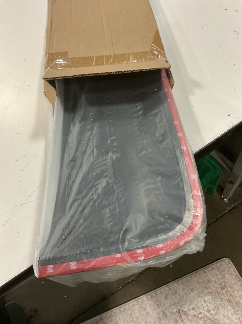 Condition photo showing Good Condition for 37.8" 980mm sunroof wind deflector, tape-on sunroof rain guards, universal fit tinted moonroof vent visor car accessories