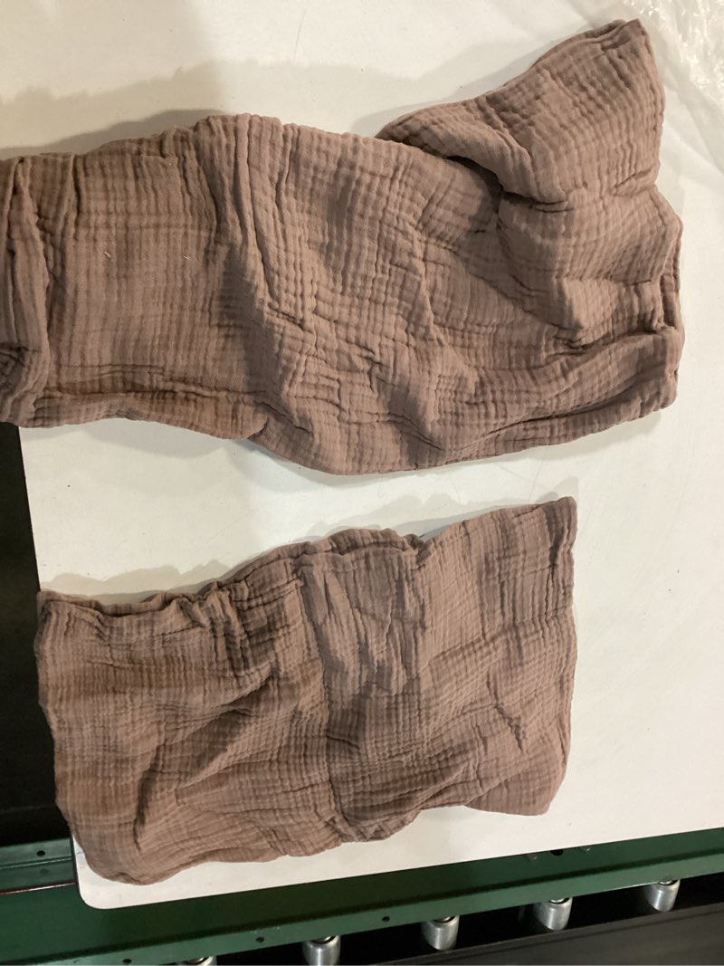 Condition photo showing Good Condition for organic airy gauze sham set, full/queen, fig