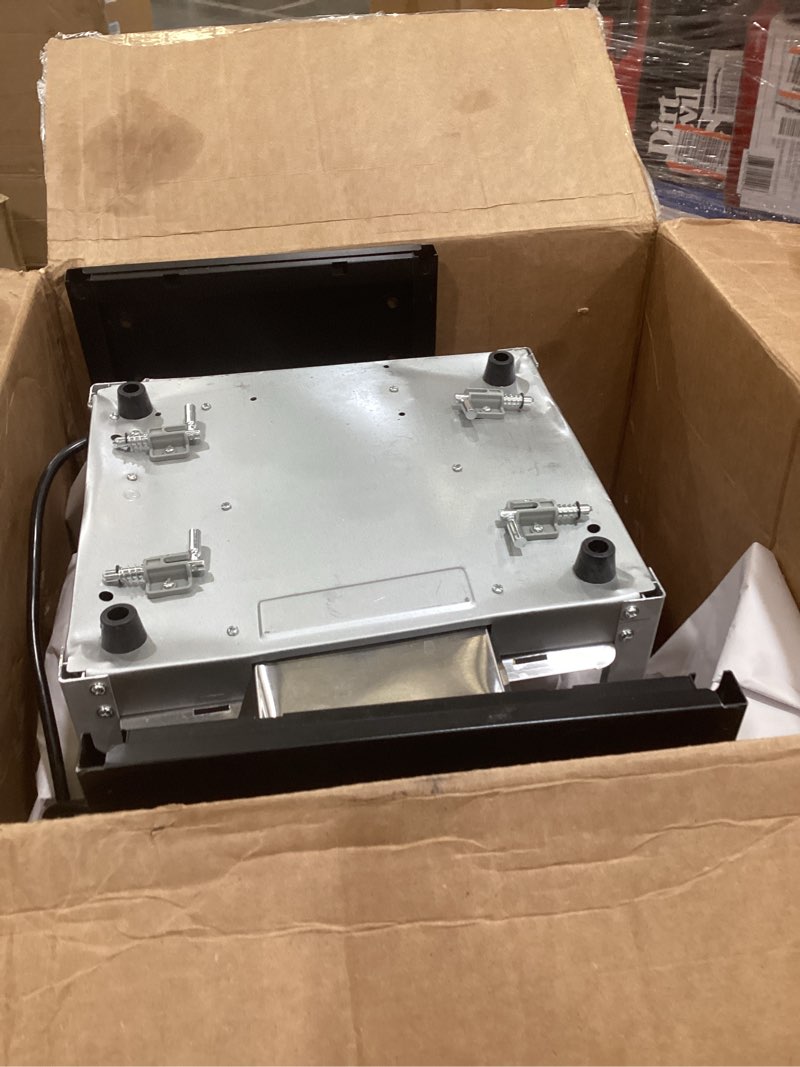 Condition photo showing As Is for vevor popcorn maker with cart, 850w popcorn popper machine, 8 oz kettle makes 48 cups per batch, popcorn maker equipped with tempered glass, includes 4 scoops, movie theater style, black 610x410x1395 mm / 24x16x55 inch red