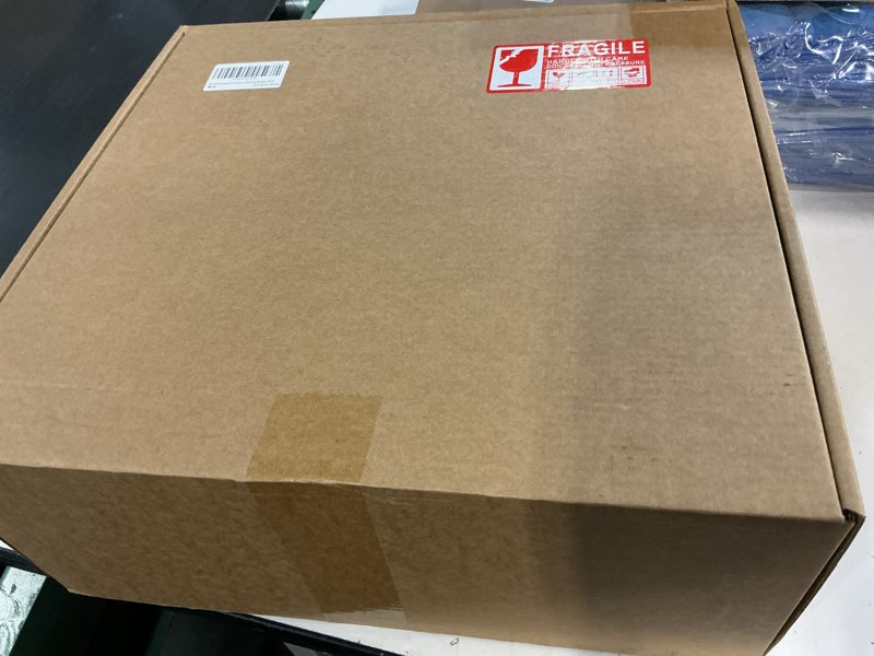 Condition photo showing New/Like New for 12" concrete fruit bowl - modern minimalist concrete decorative bowl for kitchen counter, living room coffee table storage, beige