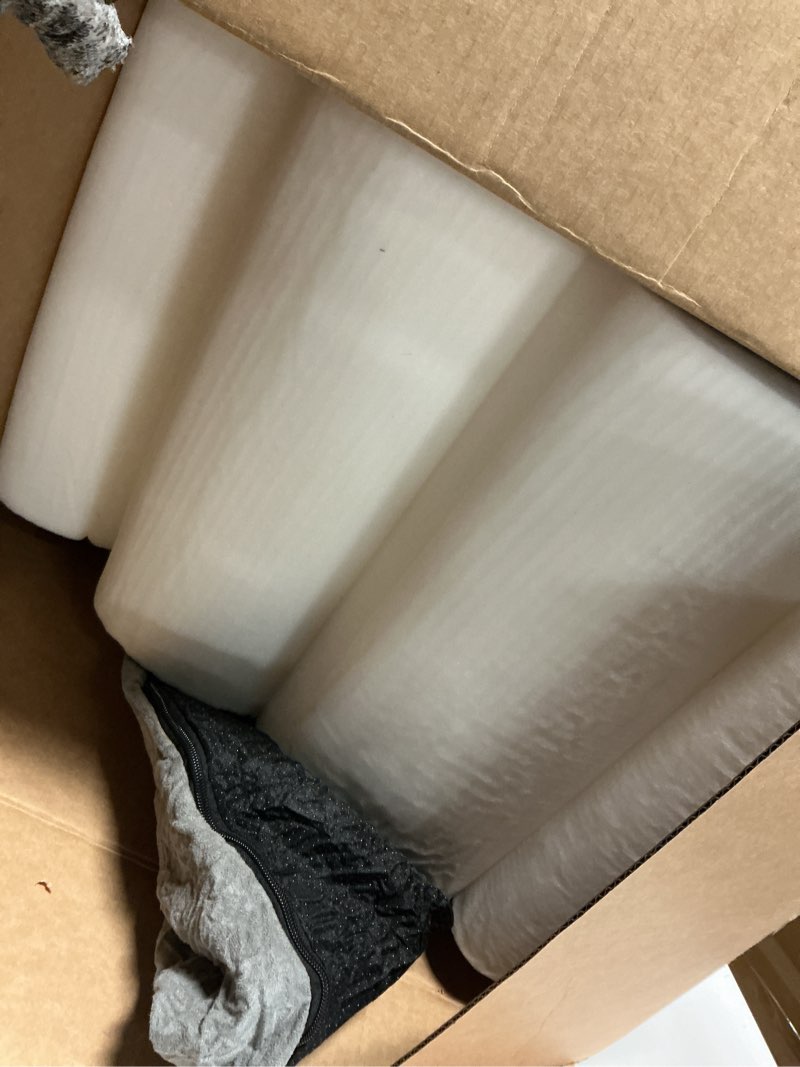 Condition photo showing As Is for 4-Step Dog Stairs and Ramp for Beds or Couches,Non-Slip Sturdy Pet Steps for Small Dogs and Cats,17.4" H,Light Grey Light Grey 4 Standard 4-Step 17.4"H