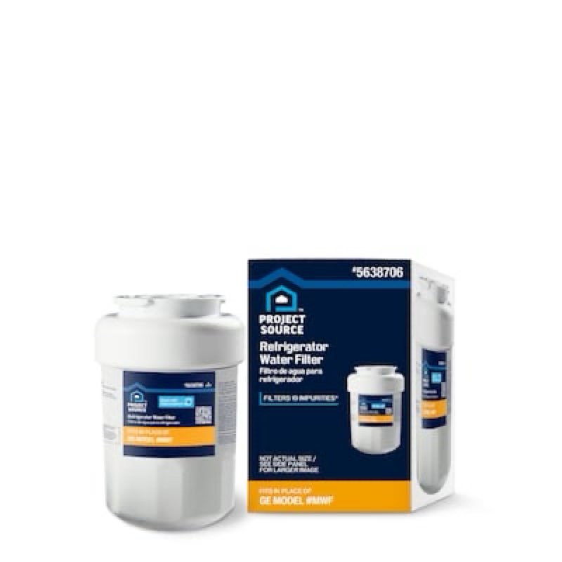 Project Source Twist-in Refrigerator Water Filter Fits GE Filter MWF