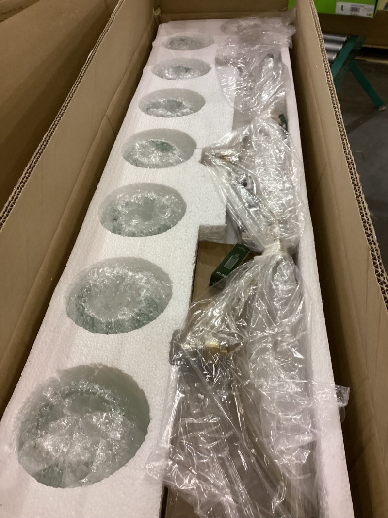 Condition photo showing Good Condition for 7Light Pool Table Lights for Table,Billiard Llight Kitchen Island Light, Hanging Pool Table Lamp for Game Room,Kitchen, Bar, Coffee Shop