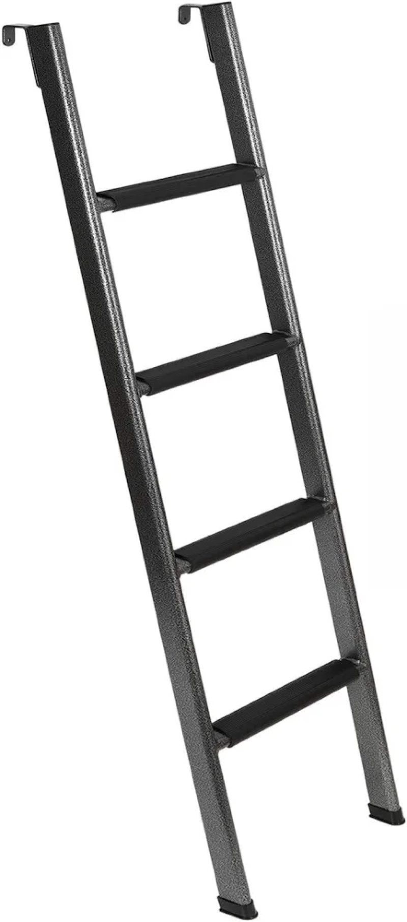 Outprize| 57in Antislip Rv Bunk Ladder Heavyduty Steel With Hooks,