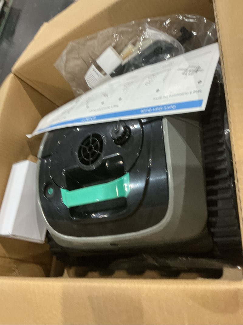 Condition photo showing As Is for (2025 upgrade) wybot c1 pool robot vacuum for inground pools, 4-in-1 cordless robotic pool cleaner lasts 150min, triple-motor up to 1,614 sq.ft, smart app support, auto wall & waterline cleaning grey with green