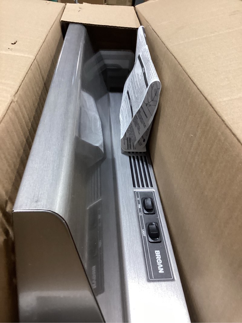 Condition photo showing Good Condition for broan-nutone 4130sf fingerprint resistant ductless under-cabinet range hood, 30-inch, stainless finish with print guard