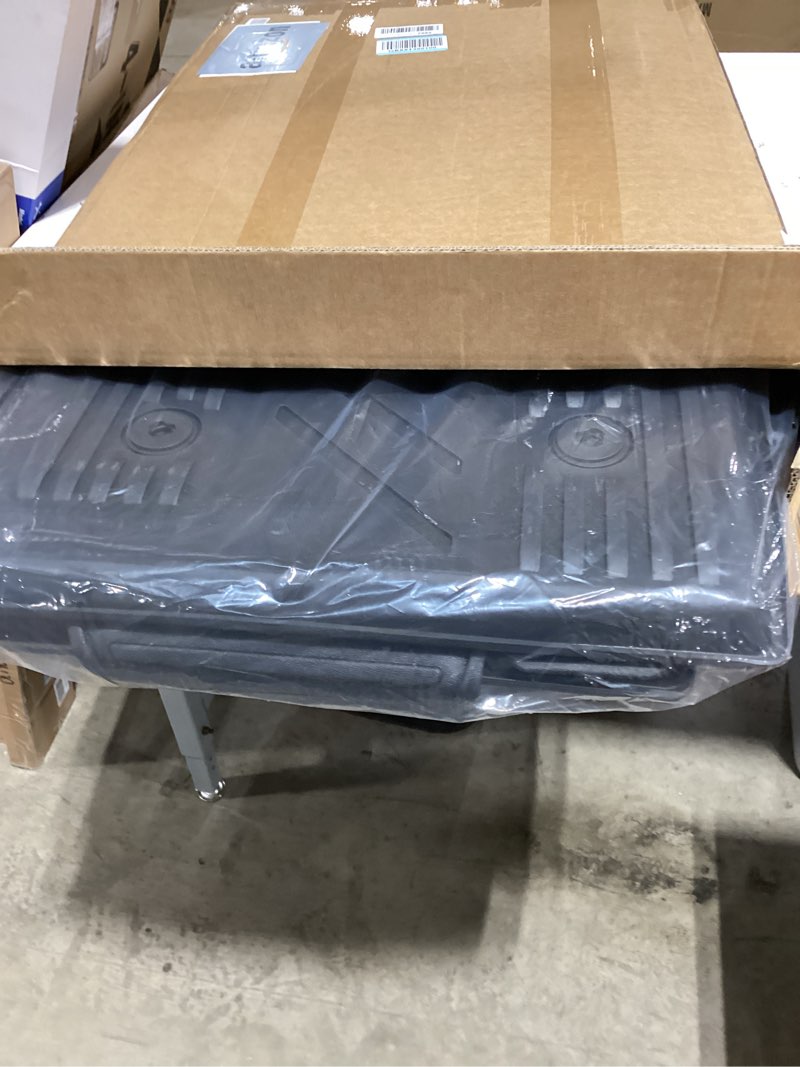 Condition photo showing New/Like New for floor mats for 2024-2026 chevy trax/buick envista, all weather tpe cargo mat with 3rd seat back cover and left storage mat for chevy trax accessories door sill guards floor mats set