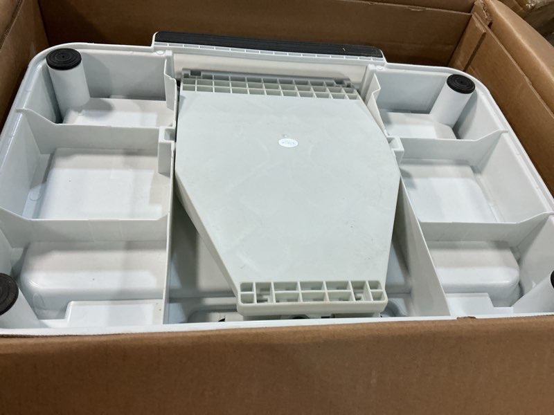 Condition photo showing Good Condition for KOHLER 13-Gallon Stainless Steel Step Trash Can, White Stainless Steel, Hands-Free Pedal, Quiet-Close Lid, Fingerprint-Resistant, Durable, K-20940-STW
