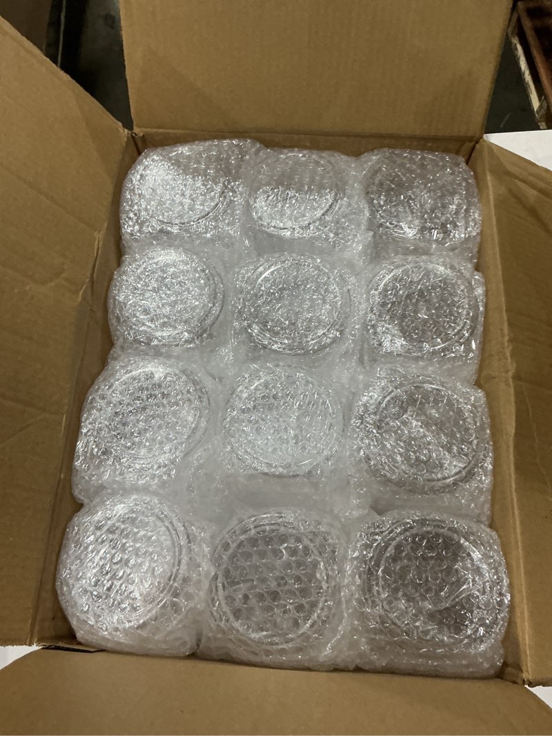 Condition photo showing New/Like New for tioncy 12 pcs hot cocoa bar supplies sugar bowls with lid and spoon party bar ice cream sundae caramel apple dipping container christmas acrylic candy dispenser with tag (13.5 oz,clear) 13.5 oz clear 12