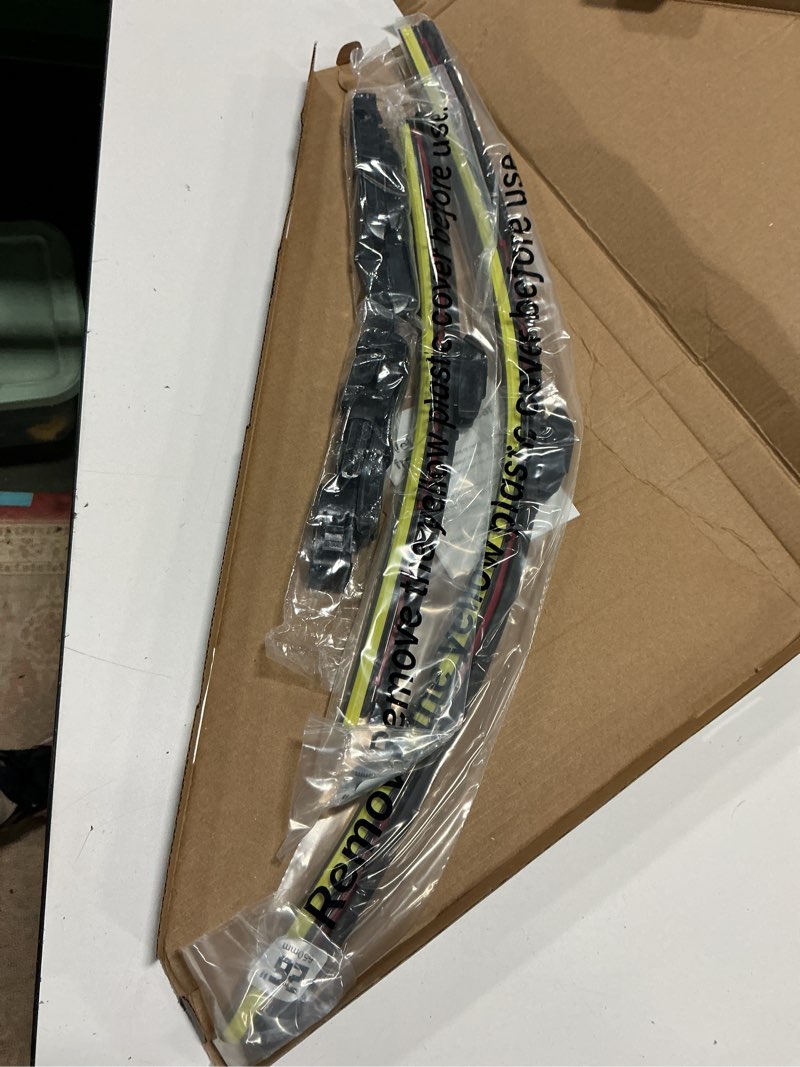 Condition photo showing Good Condition for DOG TAIL Windshield Wiper Blades for My Car 26"+16" with Multiple Adapter for Most Vehicle, Automotive Replacement All-Season OEM Front Windshield Wiper Blades Set with Durable Rubber Formula