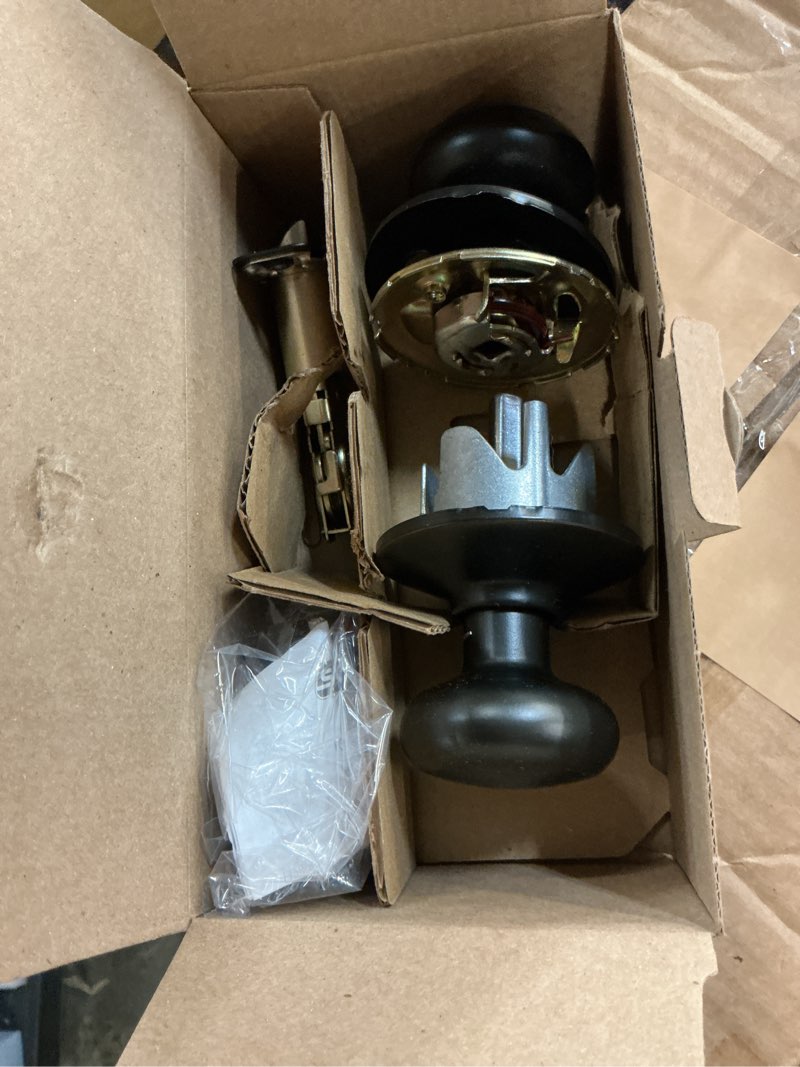 Condition photo showing Good Condition for schlage f10ply716 plymouth passage knob  aged bronze