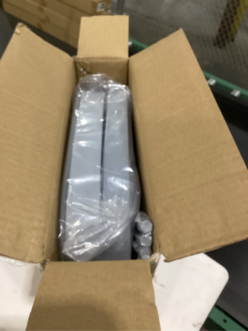 Condition photo showing New/Like New for Double Laundry Hamper 2 Partition Laundry Bag With Handle Tall Laundry Hamper With Legs Suitable for Dirty Clothes Bedroom, Bathroom, Four Legs Exterior