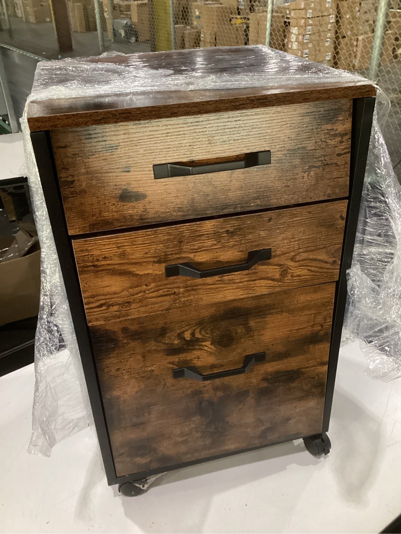 Condition photo showing As Is for drawers, model and size unknown, drawers are broken