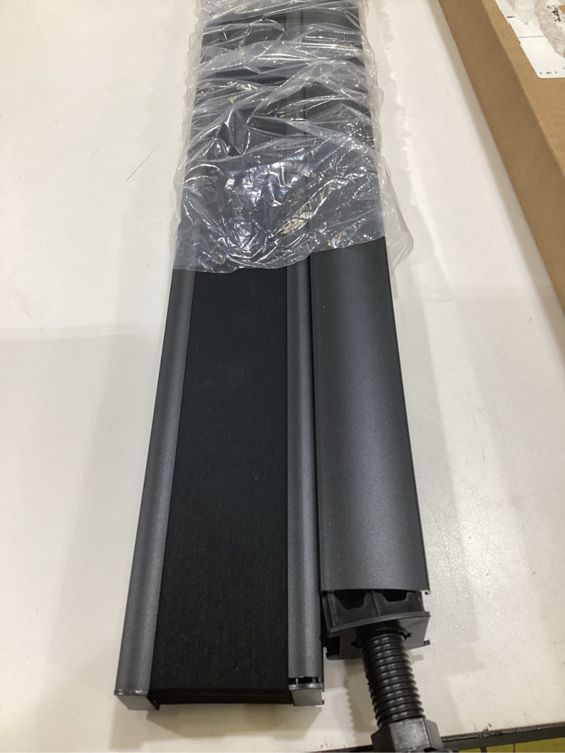 Condition photo showing Good Condition for aosky blackout roller shades cordless blinds for windows, free-stop shades with valance, thermal insulated fabric, uv protection, natural woven blinds for home and office (34" w x 72" h, black)