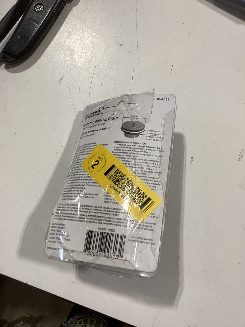 Condition photo showing Good Condition for Road & Home Road and Home Polished Chrome Universal Drain Fitting